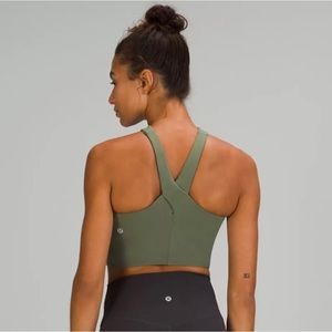 NWT. LULULEMON. NULU WRAP-FRONT LONG LINE BRA